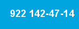 922 142-47-14